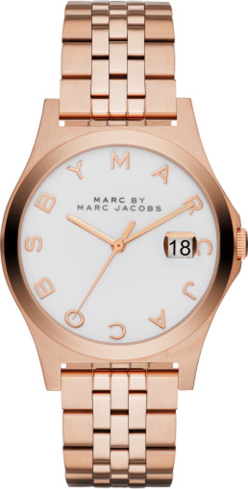 Marc By Marc Jacobs Mbm3392 'The Slim' Rose Gold-Tone Ladies Watch 36Mm