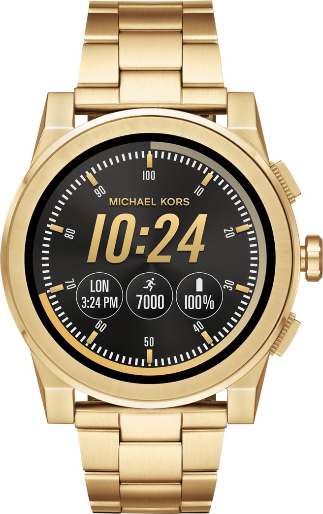 Gen 6 Bradshaw Pavé Twotone Smartwatch And Logo Strap Set  Michael Kors