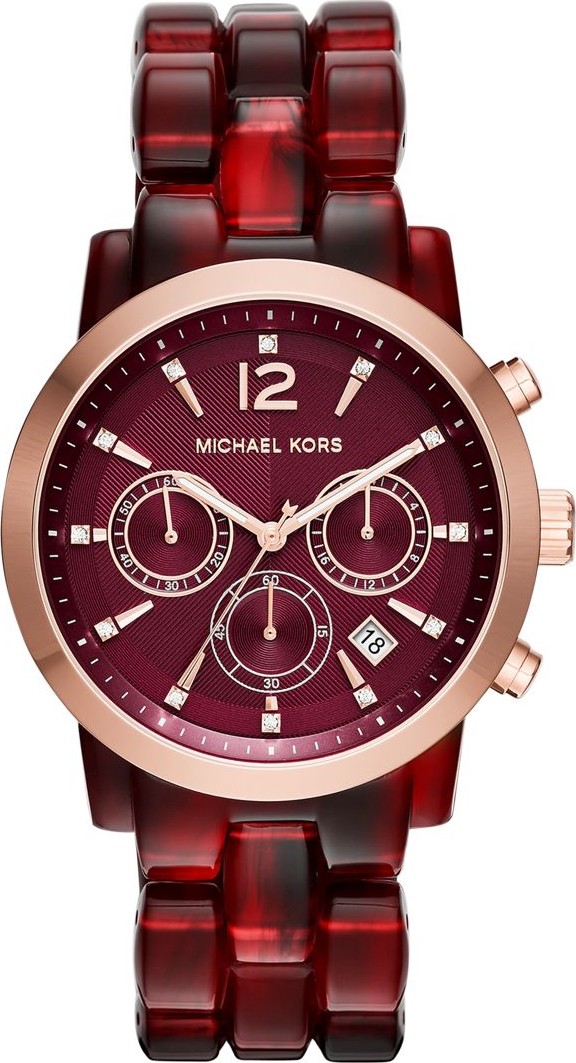 Total 41+ imagen michael kors burgundy watch