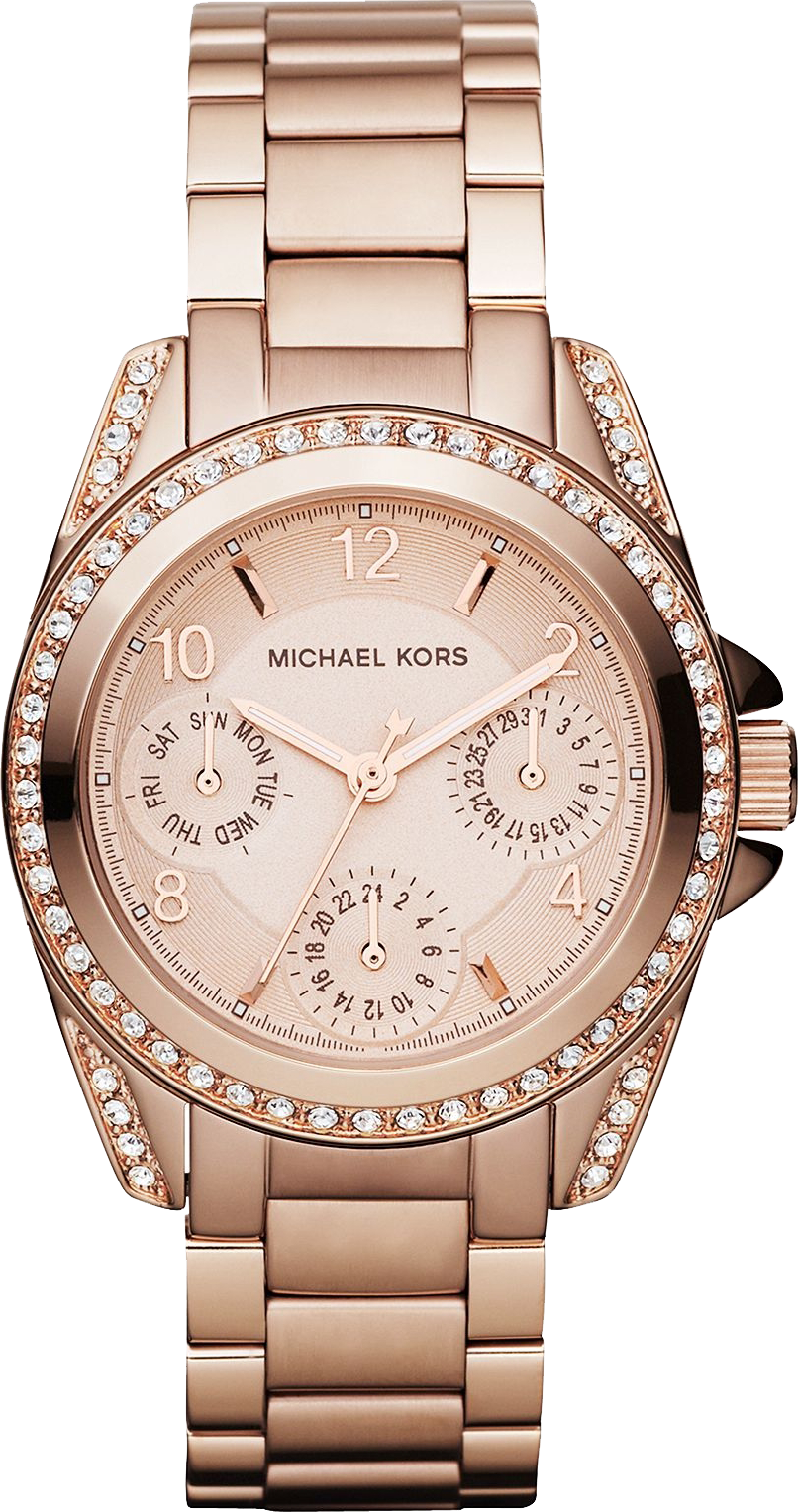 Michael Kors MK5613 Rose Gold Blair Crystal Watch 33mm case Stainless Multi  Dial  eBay