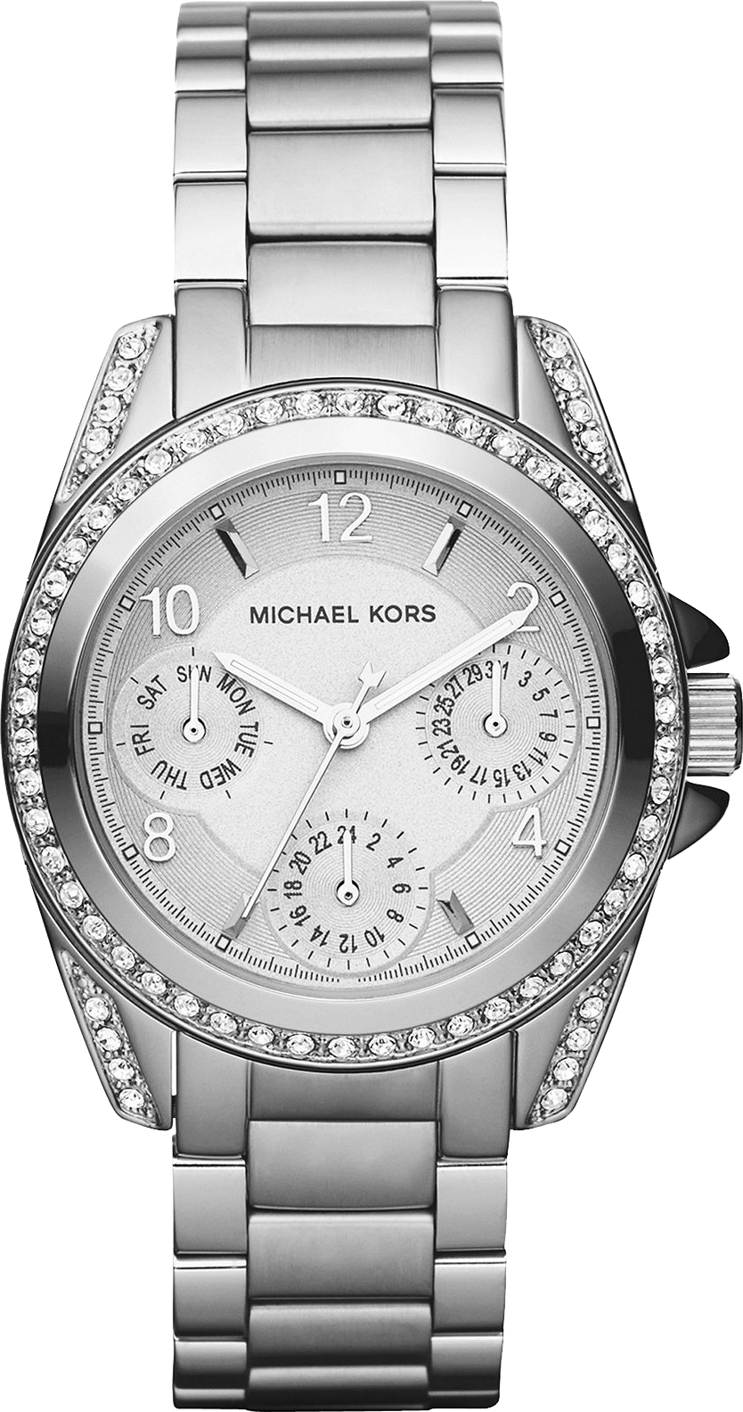 Amazoncom Michael Kors Womens Parker SilverTone Watch MK5353  Michael  Kors Clothing Shoes  Jewelry
