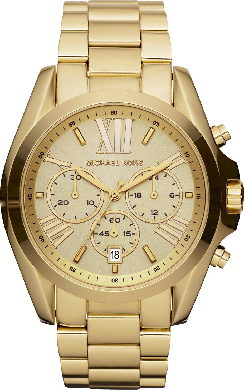 Michael Kors MK5739 Bradshaw Gold Watch 43mm