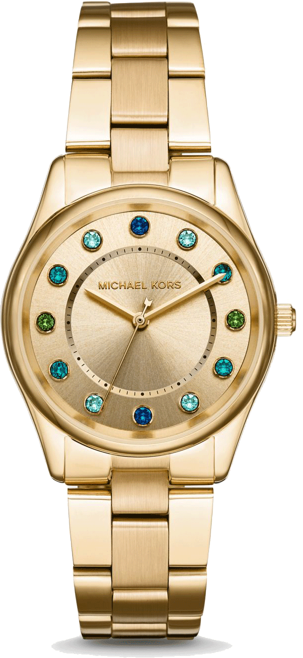 michael kors colette gold tone watch