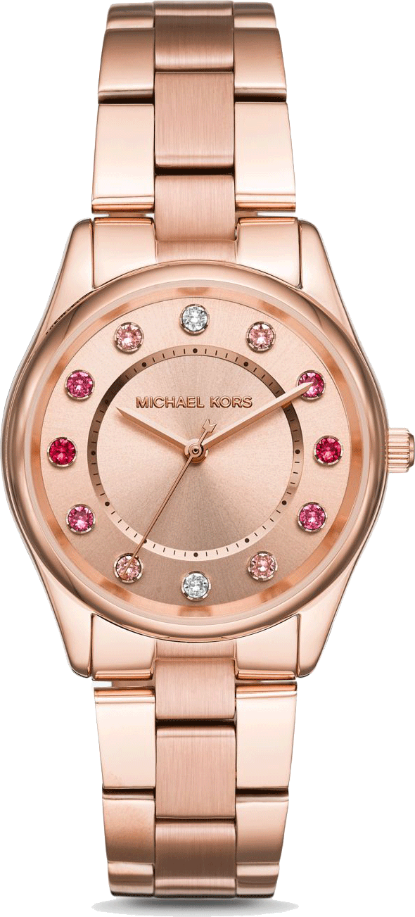 Michael Kors MK6069 Colette Pink Dial Womens Watch 34mm