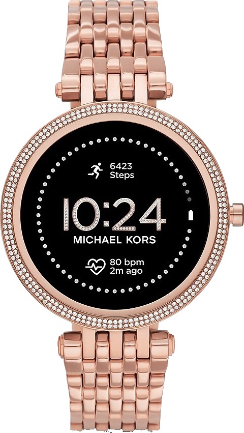 Michael Kors MKT5135 Gen 6 Bradshaw Pavé Rose Smartwatch 44MM