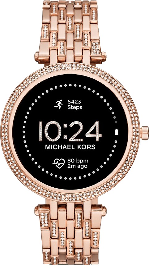 Michael Kors Gen 5E 43 mm Rose Gold  Darci stainless steel Touchscreen  Womens Smartwatch with Speaker Heart Rate GPS Music storage and  Smartphone Notifications  MKT5128  Amazonin Fashion
