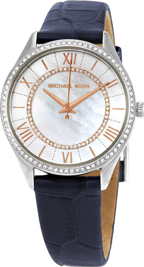 Michael Kors Ritz Crystal  Rose Gold Watch MK6485 Stainless Steel Chr   Vervejewellers