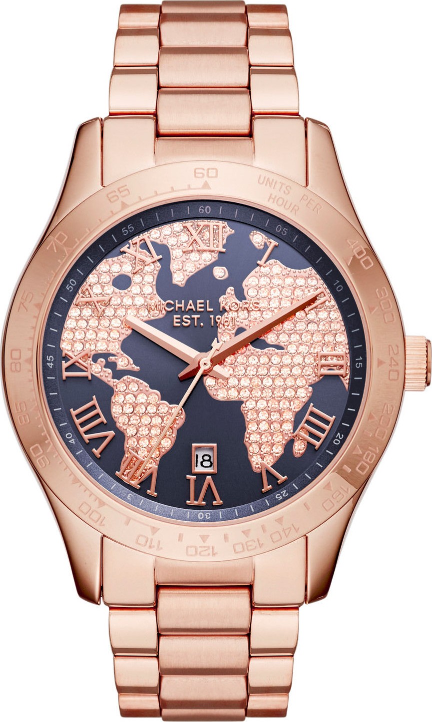Michael Kors Chronograph Ritz Ladies Watch MK6485 Rose  WatchShopcom