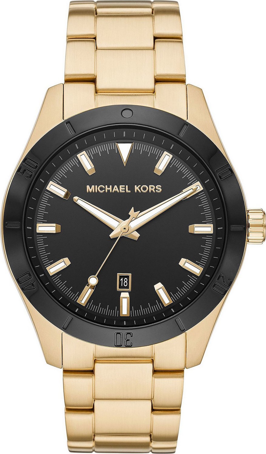 Michael Kors MK8816 Layton Gold Tone Watch 44mm