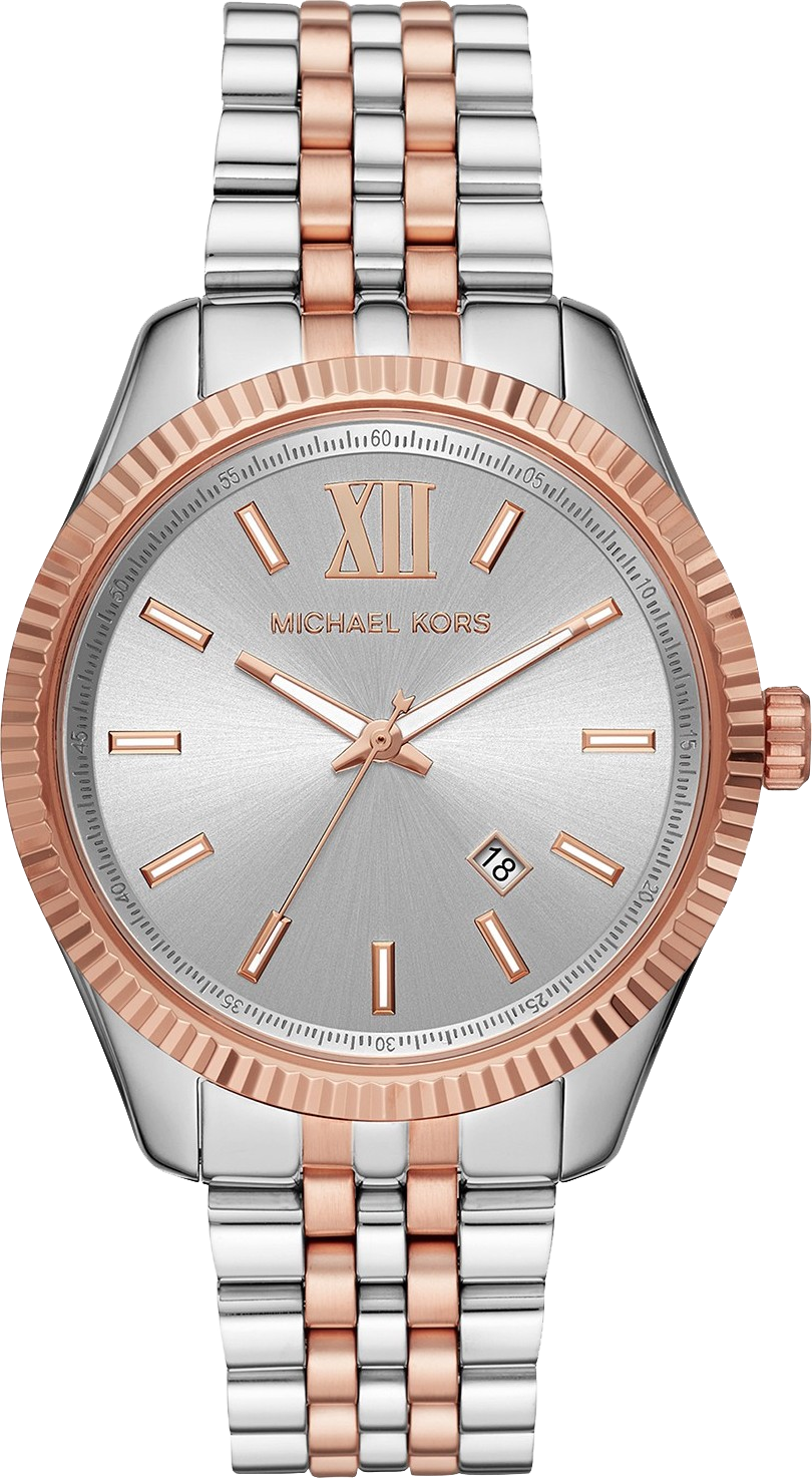 Michael Kors Lexington Mens Chronograph GoldPlated Watch