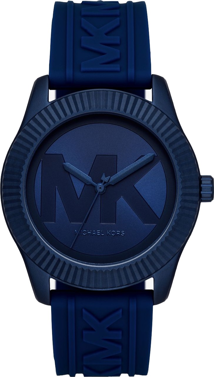 Michael Kors MK6802 Maddye Navy Silicone Watch 43mm