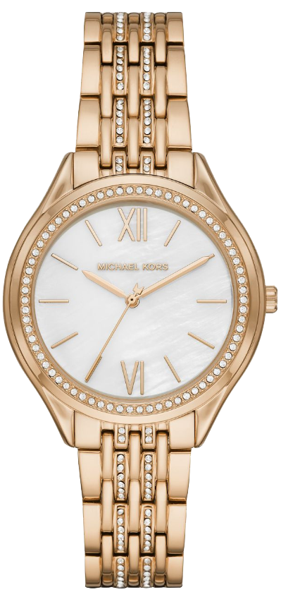 Michael Kors MK7078 Mindy Rose Gold-Tone Watch 36mm
