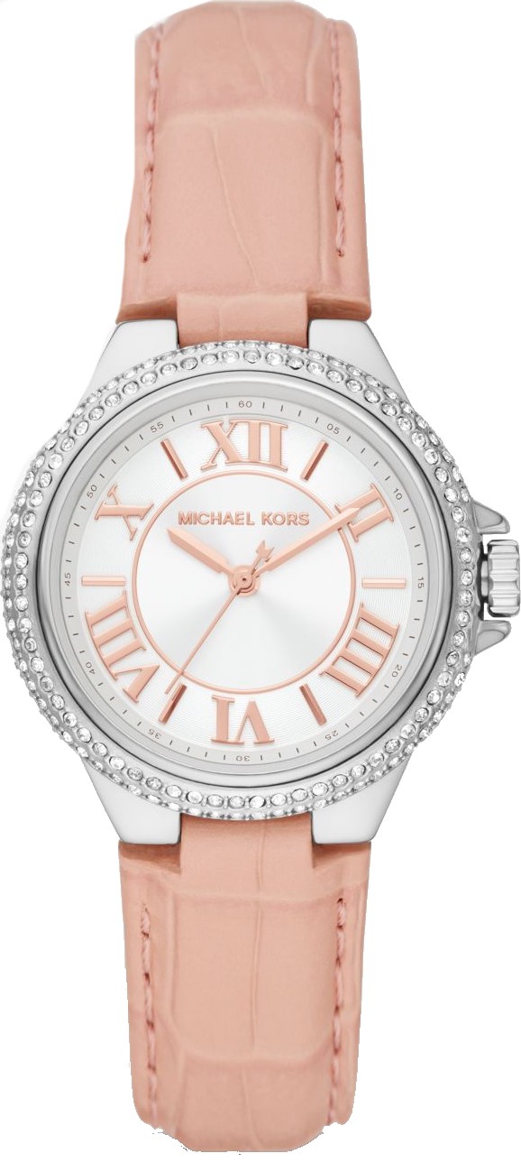 Michael Kors MK2963 Mini Camille Pavé Embossed Leather Watch 33mm