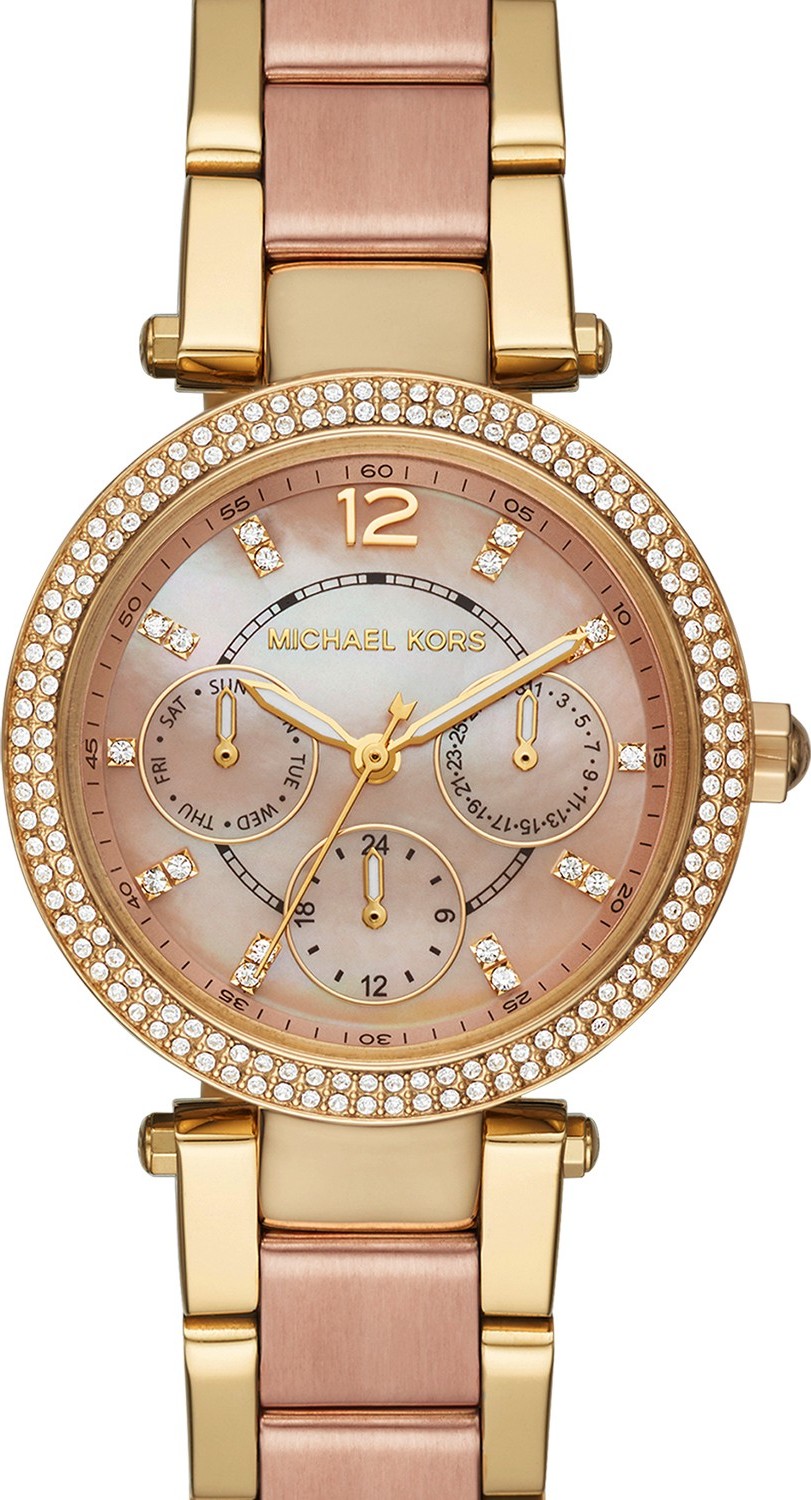 Michael Kors Parker Chronograph Quartz Crystal White Dial Ladies Watch  MK6935  Walmartcom