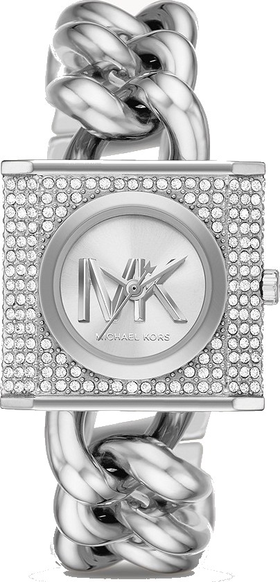 Michael Kors Womens Mk Chain Lock Quartz ThreeHand GoldTone Stainless  Steel Watch 25mm  Macys
