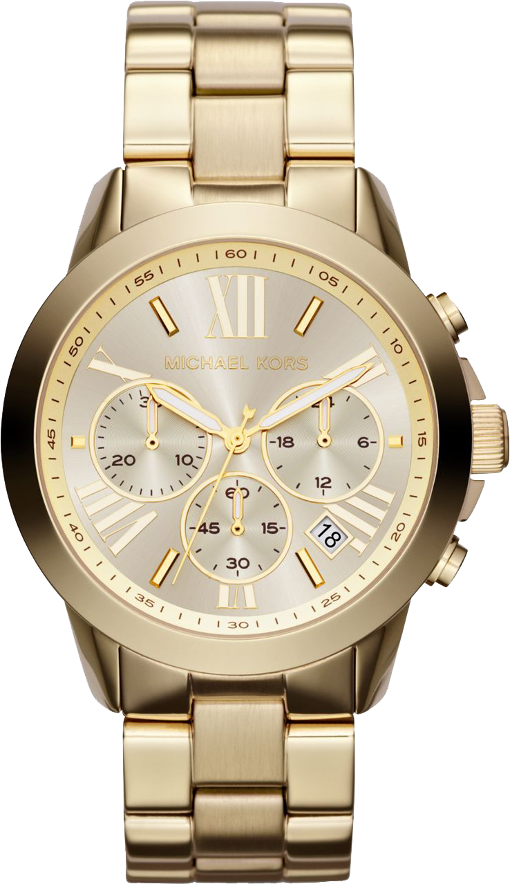 Oversized Emery Pavé Gold Tone Watch from Michael Kors  SENATUS