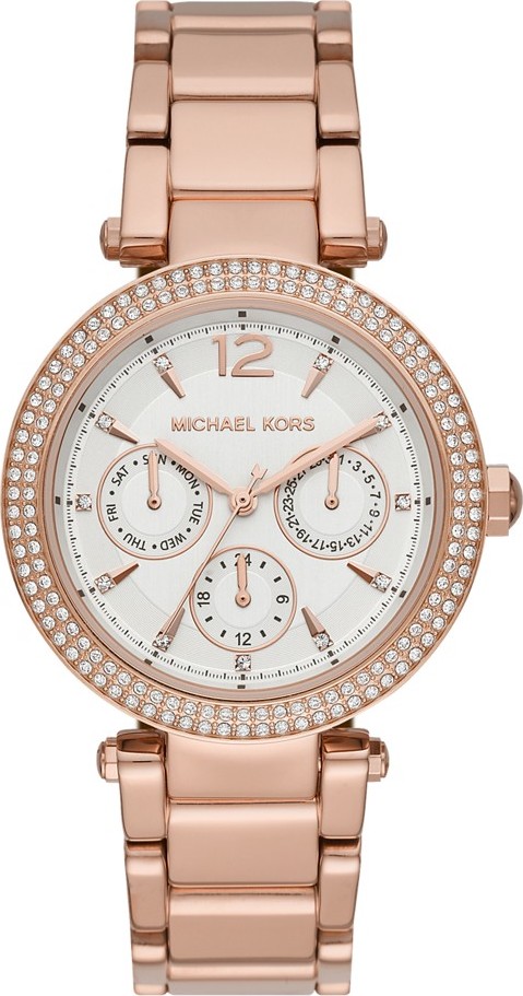 Michael Kors Womens Parker Chronograph TwoTone Stainless Steel Glitz Watch   MK5774  Watch Station