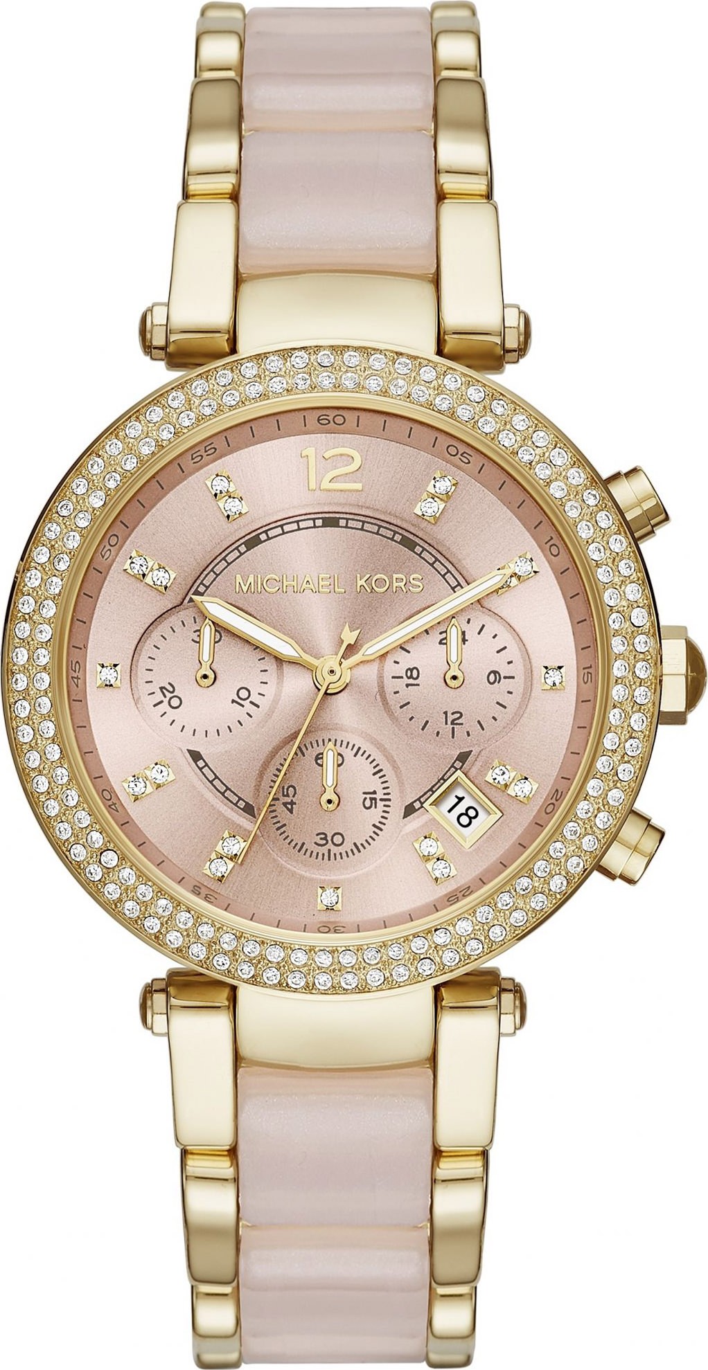 Amazoncom Michael Kors Womens Runway Rose GoldVibrant Pink Watch  Michael  Kors Clothing Shoes  Jewelry