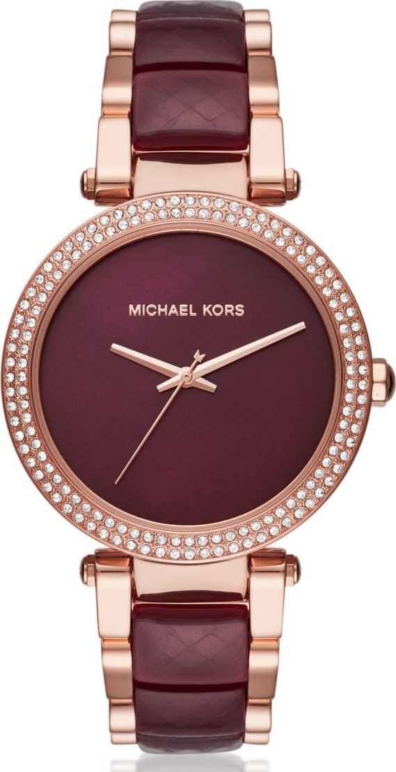 Pink gold watch Michael Kors Pink in Pink gold  26611169