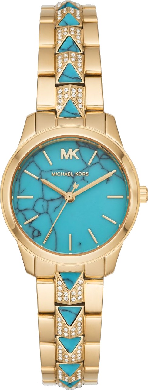 マイケルコースMKターコイズ腕時計 - 腕時計(アナログ)