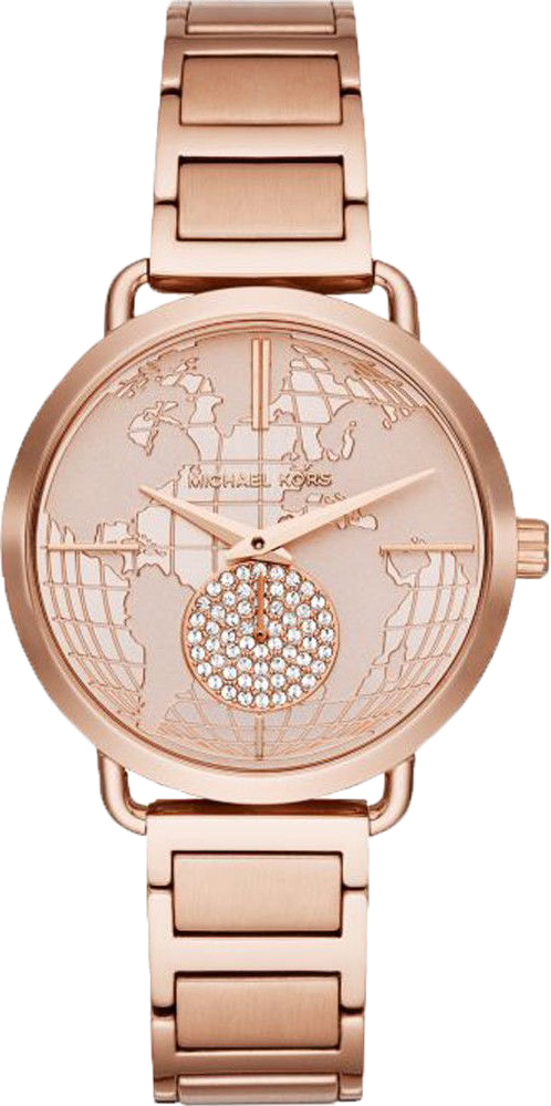 Michael Kors MK3828 Portia Rose Gold-Tone Watch 37mm