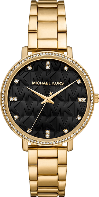 Top 73+ imagen michael kors pyper three-hand stainless steel watch
