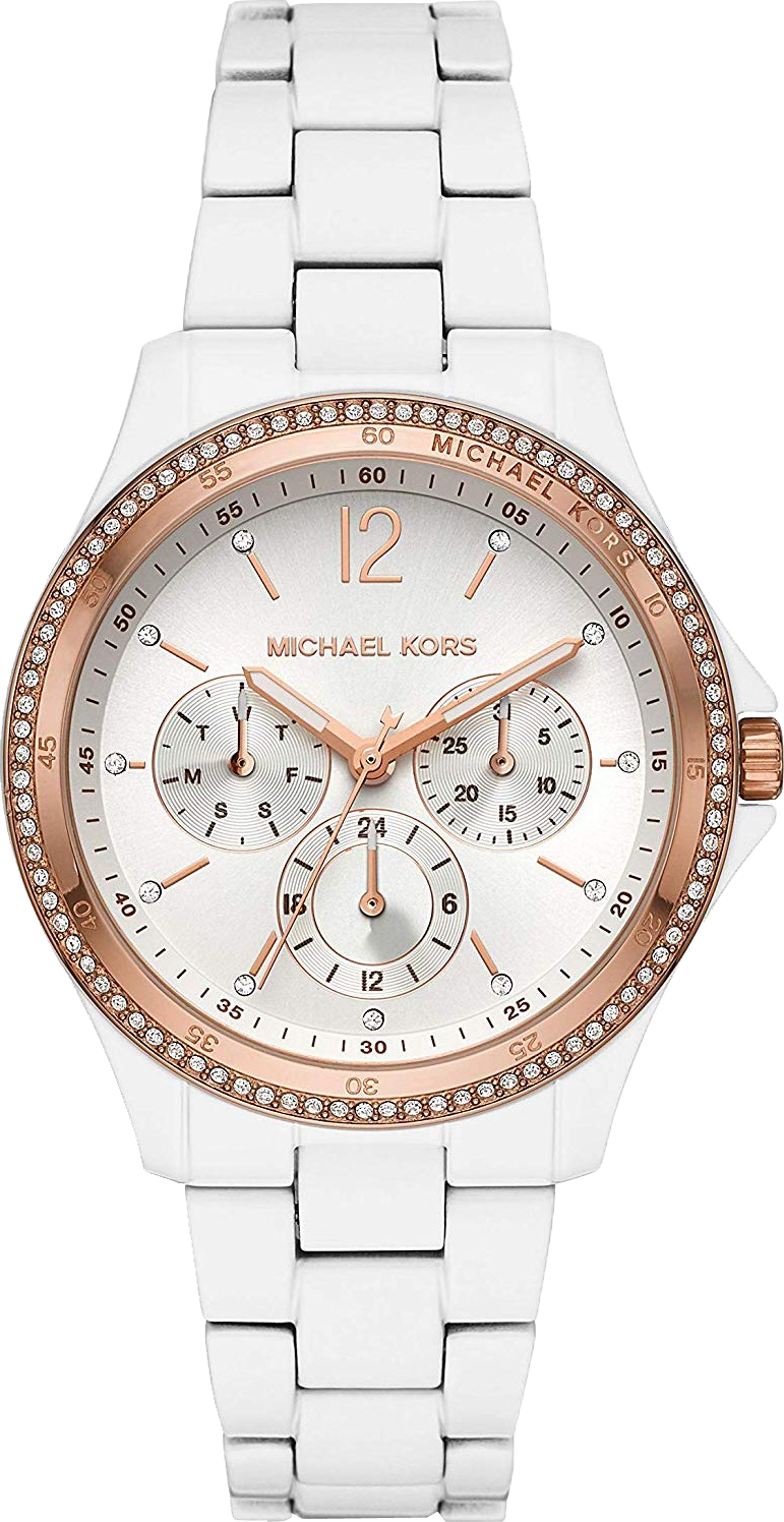 Michael Kors MK6691 Riley Multifunction White Watch 39mm