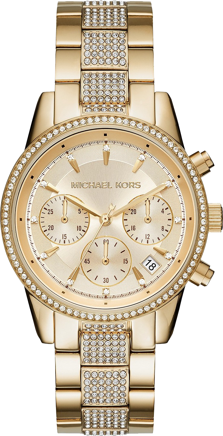 Michael Kors MK6484 Ritz Gold Watch 37mm