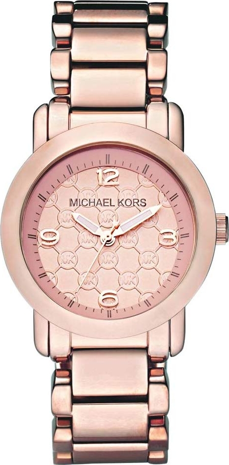 Michael Kors Watch For Women Stainless Steel Pink Gold MK3845