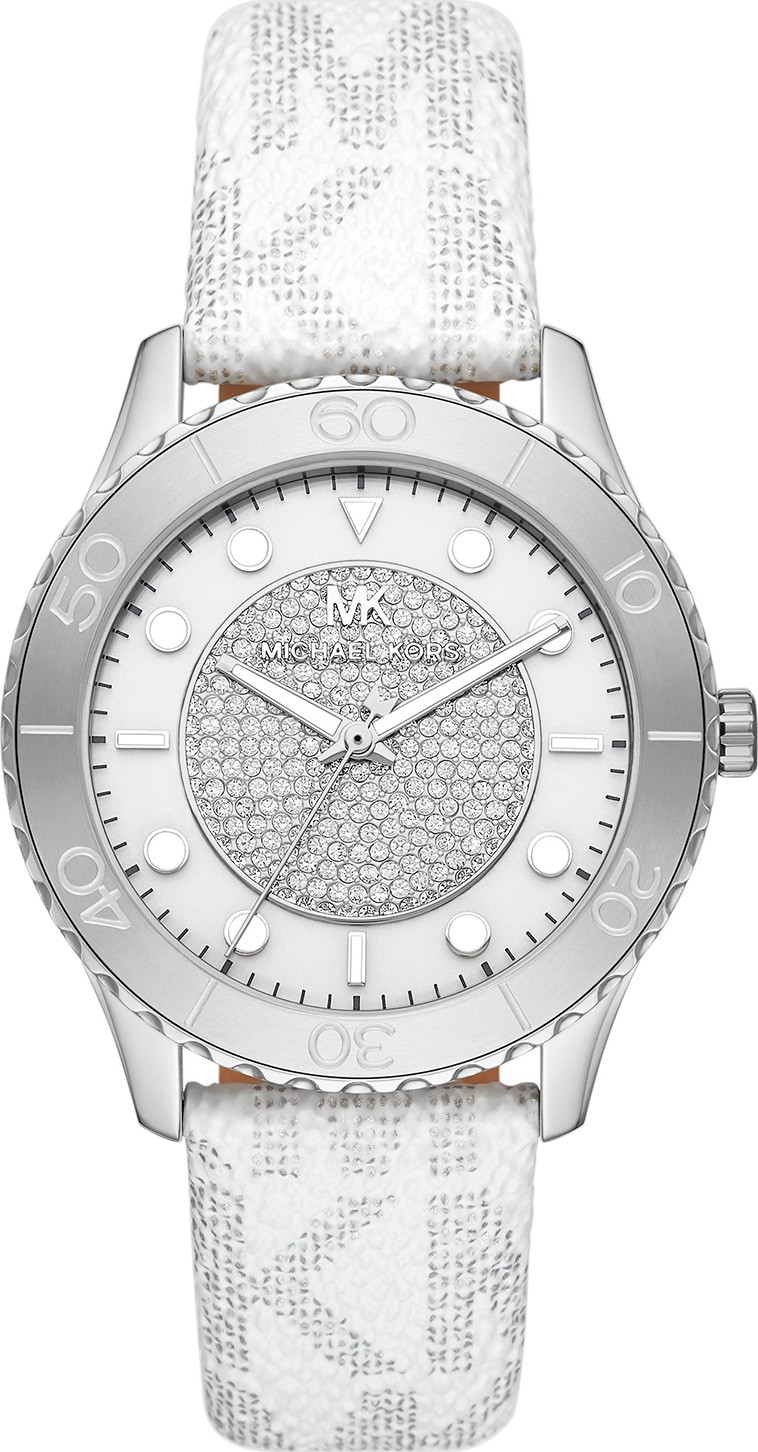 Michael Kors Womens Slim Runway Black Round Stainless Steel Watch  MK3221   Watch Republic
