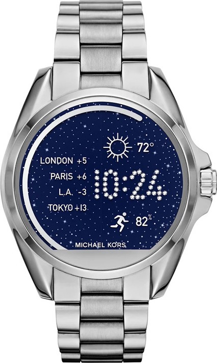 Actualizar 65+ imagen michael kors silver smart watch