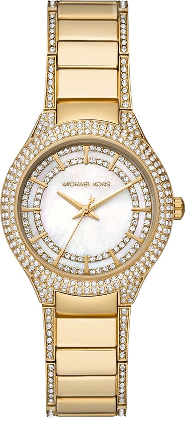 Michael Kors MK4655 Three-Hand Rose Gold-Tone Watch 33MM