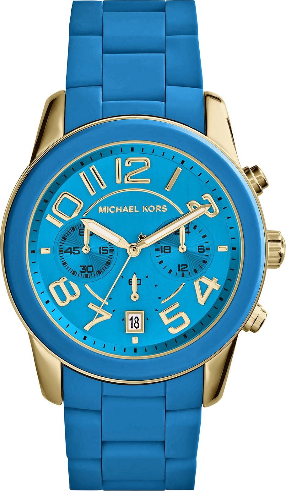 Michael Kors MK5891 Mercer Turquoise Watch 42mm