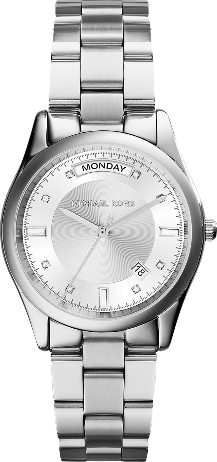 Michael Kors Womens Ritz SilverTone Watch MK6474