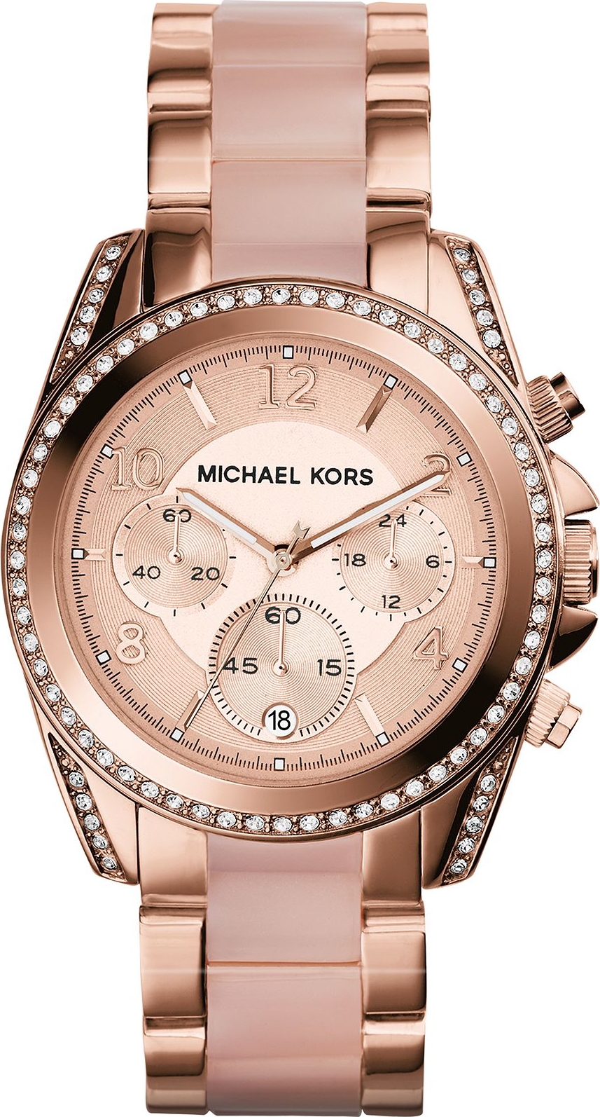 Mua đồng hồ Michael Kors Oversized Blair Pavé GoldTone Watch MK6762   Thiên Đường Hàng Hiệu