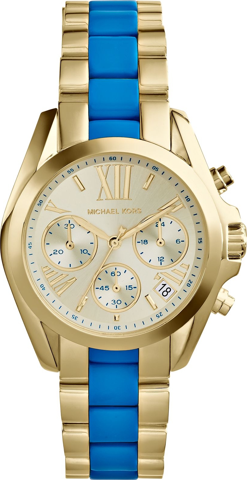 Amazoncom Michael Kors Womens Quartz Bradshaw Blue Watch MK6248   Clothing Shoes  Jewelry
