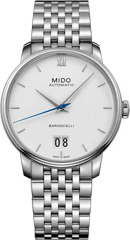 Luxshopping - Đồng hồ nam Mido Baroncelli Big Date M027.426.11.018.00 40mm Mido-baroncelli-big-date-m027-426-11-018-00-watch-40mm