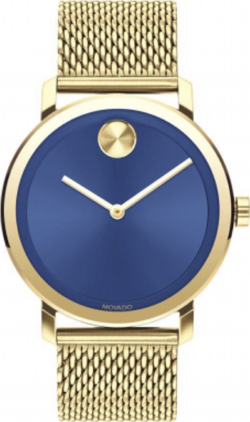 movado blue watch