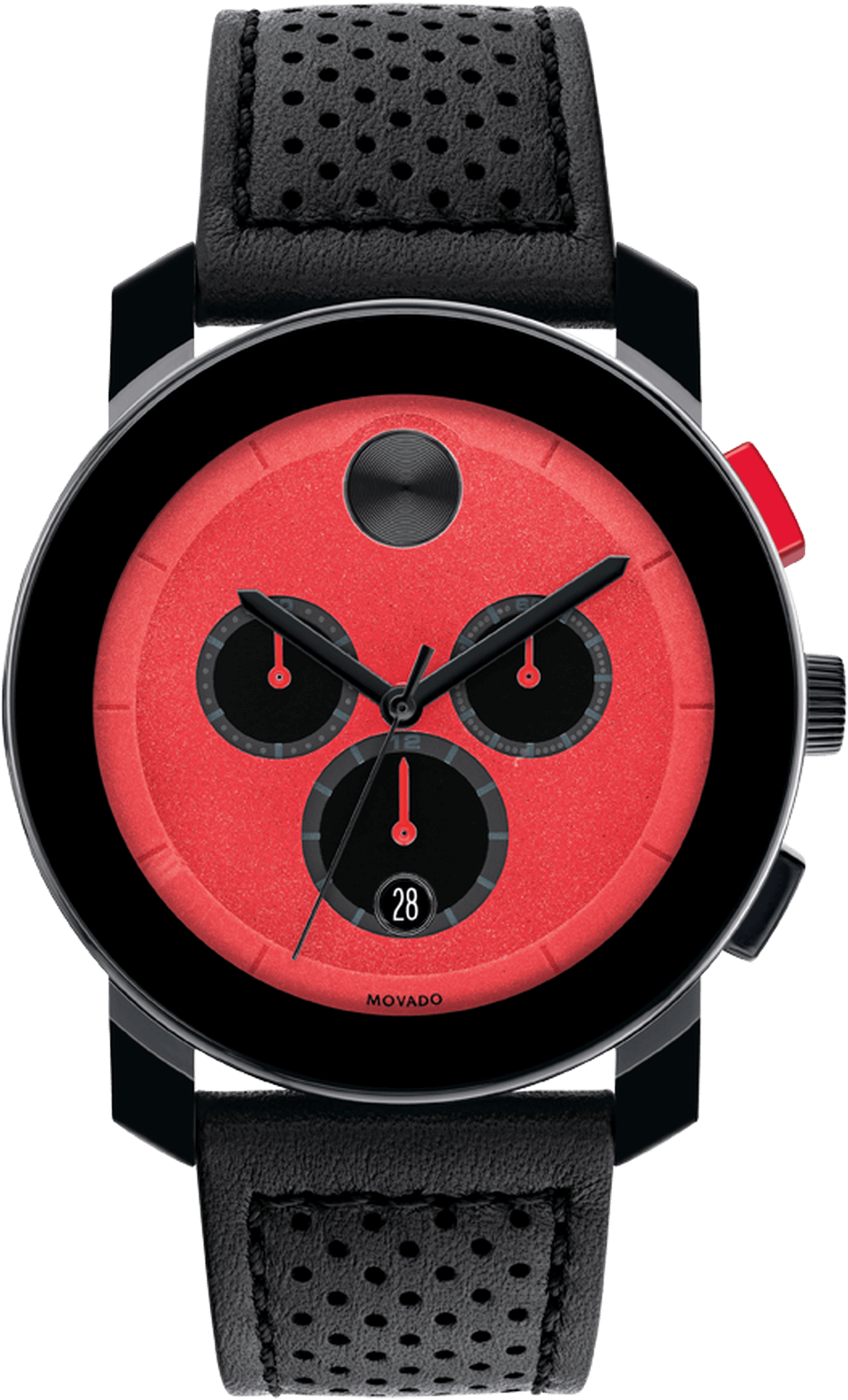 movado bold red