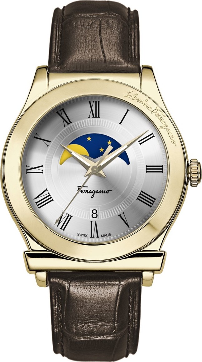 ferragamo moonphase watch