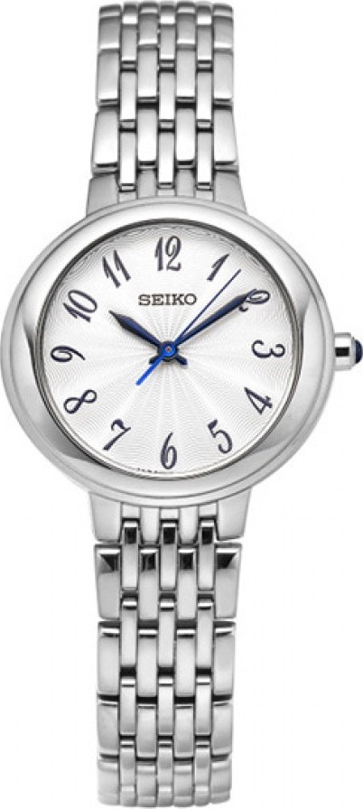 Seiko SRZ505P1 Analogue Silver Watch 28mm