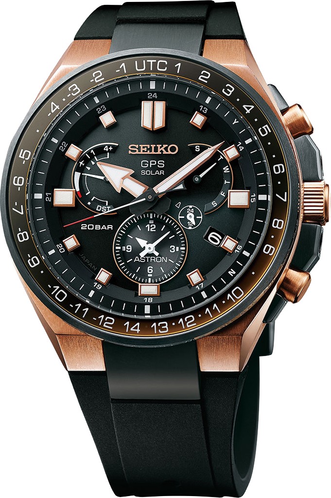 Seiko SSE170J1 Astron Perpetual World Time Watch 