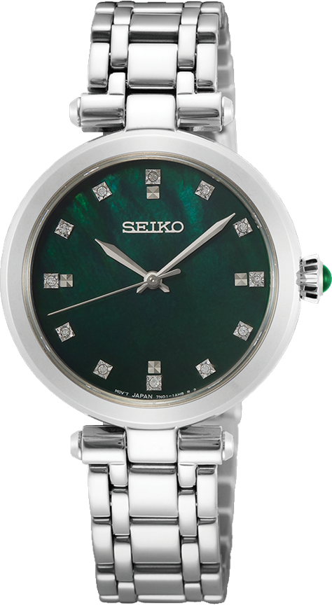 Seiko SRZ535 Diamond Collection Watch 30MM