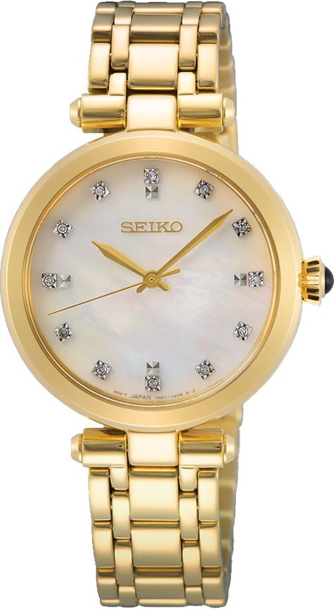 Seiko SRZ536 Diamond Collection Watch 30MM