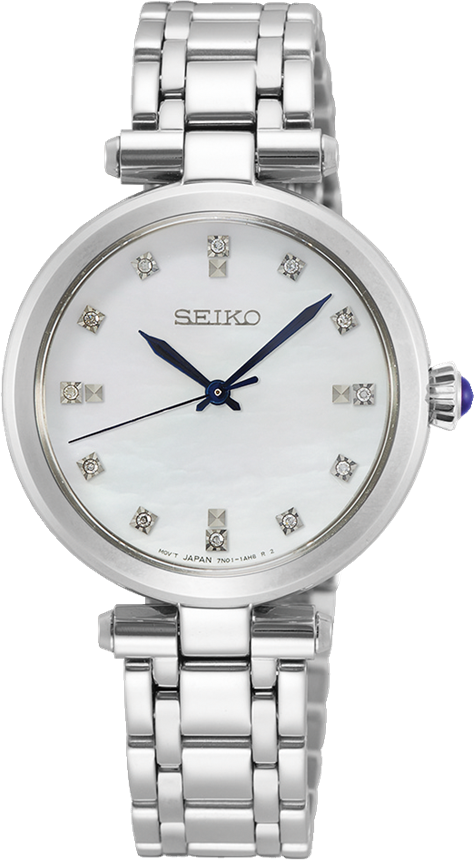 Seiko SRZ529 Diamond Collection Watch 30MM