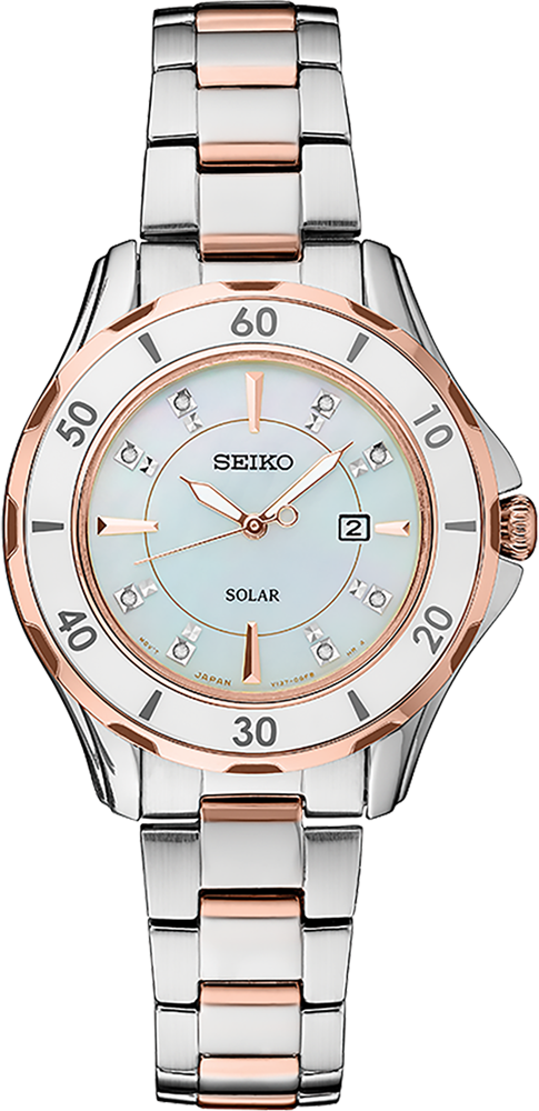 Seiko SUT340P9 Diamond Collection Watch 33MM