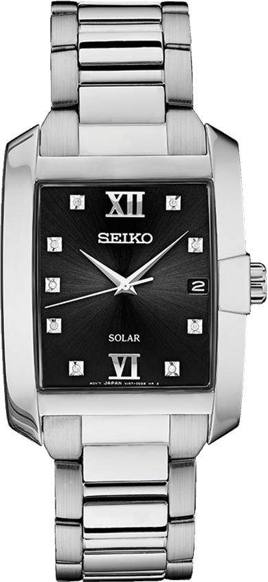 Seiko SNE461P9 Diamond Collection Watch 34M,7M