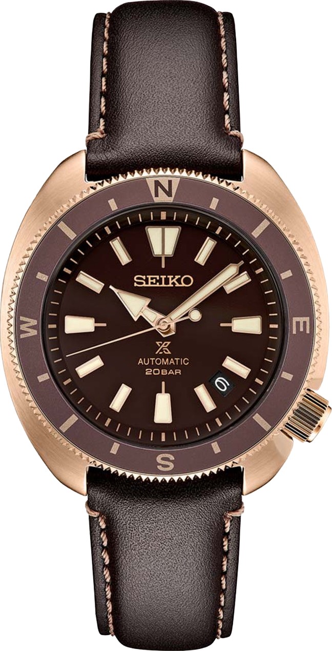 Seiko SRPG18 Prospex Automatic Brown Watch 42mm