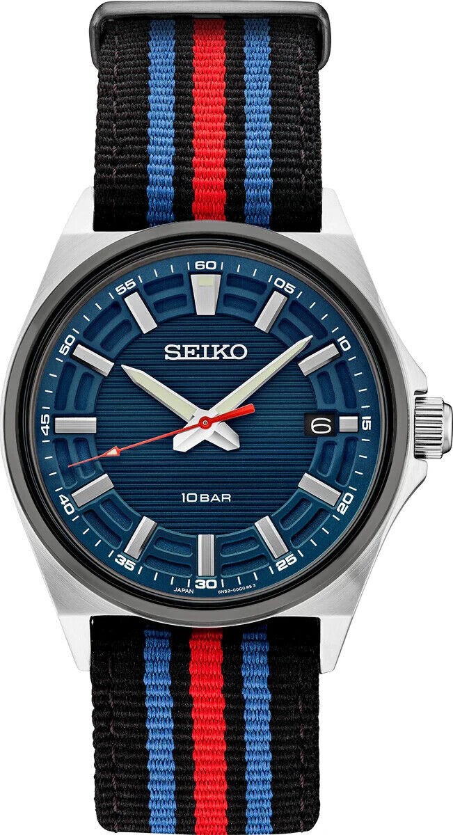 Seiko SUR509P1 Racing Sports Blue Watch 40mm
