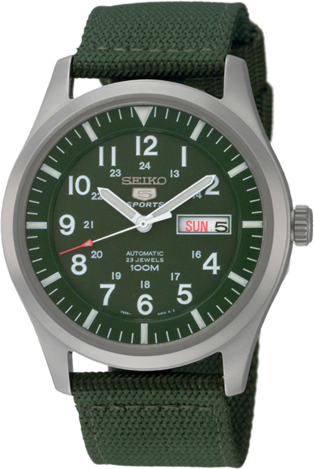 Seiko SNZG09J1 Seiko 5 Automatic Green Watch 42mm
